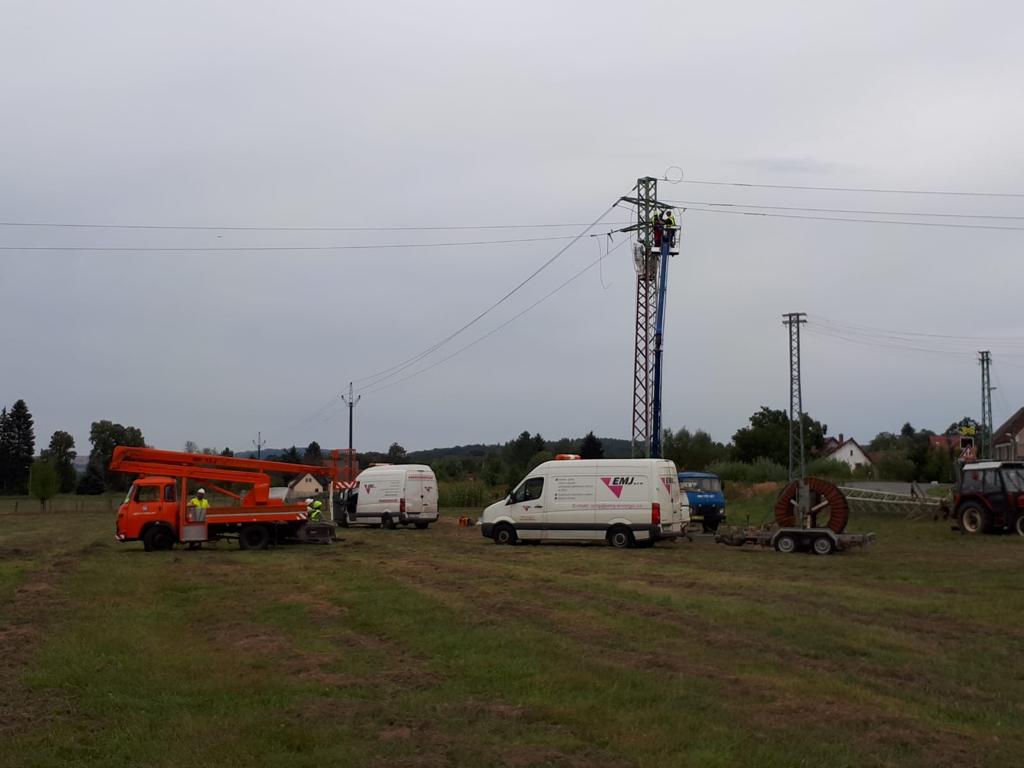 Višňová rekonstrukce vedení VN 22 kV